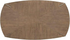 Liberty Furniture Harlow Living Room Oval Cocktail Table - Sandstone & Satin Nickel