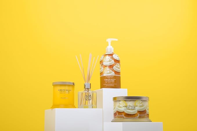 HomeWorx by SLATKIN + CO. Limoncello Cupcake Reed Stick Diffuser