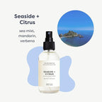 Calyan Wax Co. Seaside & Citrus Room Spray - Non Toxic Air Freshener - Natural Room Deodorizer with Essential Oils - Air Freshener Spray for Home - 4 fl oz