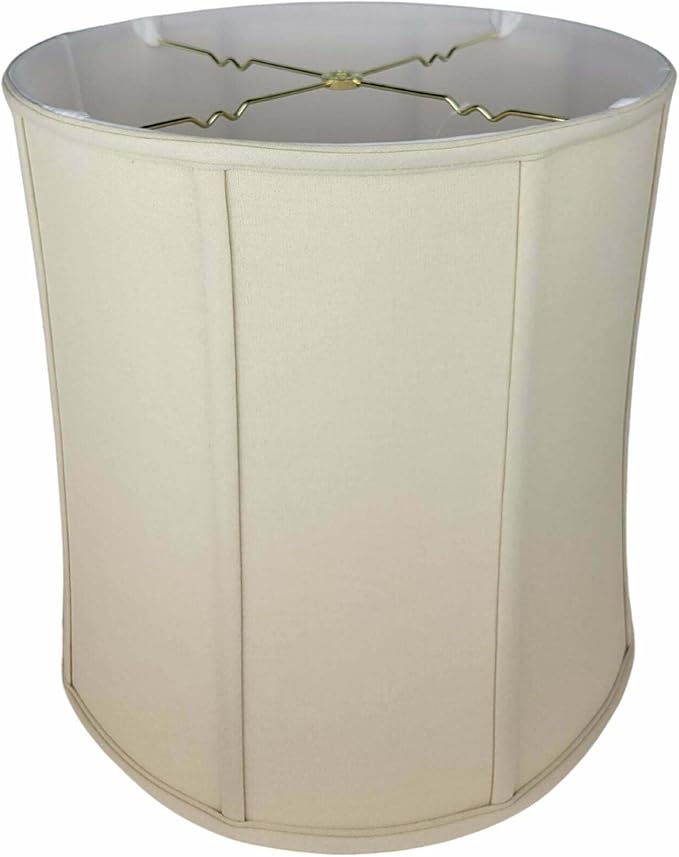 Royal Designs, Inc. BSO-719-16LNBG Drum Basic Lamp Shade, 15 x 16 x 16, Linen Beige