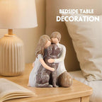 Chocolate Lab Dog Angel Figurine - Hand-Painted Resin Memorial Statue & Keepsake, Dog Lovers Home Decor Gift for Couple, Girlfriend, Wife - Wedding, Christmas & Birthday Present