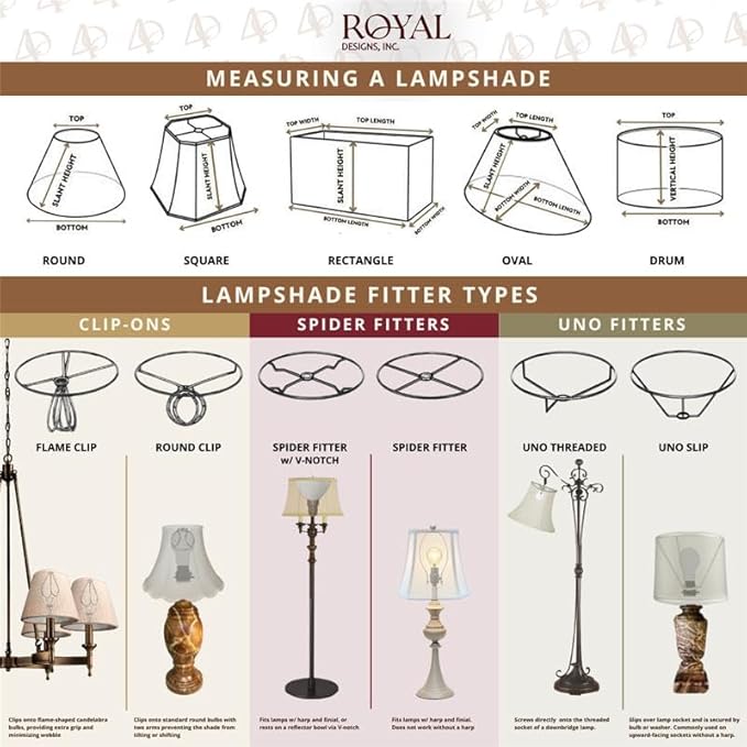 Royal Designs, Inc. BSO-704-10AGL True Bell Basic Lamp Shade, 5 x 10 x 8.5, Antique Gold