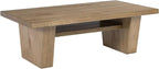 Signature Design by Ashley Kristiland Classic Cocktail Table with 1 Lower Shelf, Light Brown