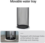 Large Capacity Umbrella Stand Rack Commercial,Large Capacity Metal Upright Umbrella Storage Cylinder,Metal Standing Umbrellas Holder(Gold)