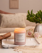 M&SENSE Cashmere Vanilla Scented Candles, Non Toxic Soy Wax 19.4oz 110 Hour Long Lasting 2 Wick, Large Candle for Bedroom Kitchen Home Decor, Housewarming Valentine's Day Gifts for Family Friends