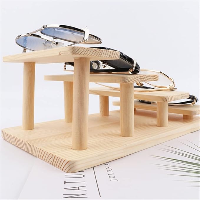 Assembleable Sunglasses Stand Glasses Display Jewelry Holder Bracelet Watches Show Product 2-4 Layers Options