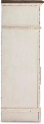 Signature Design by Ashley Realyn Vintage 5 Drawer Chest, White