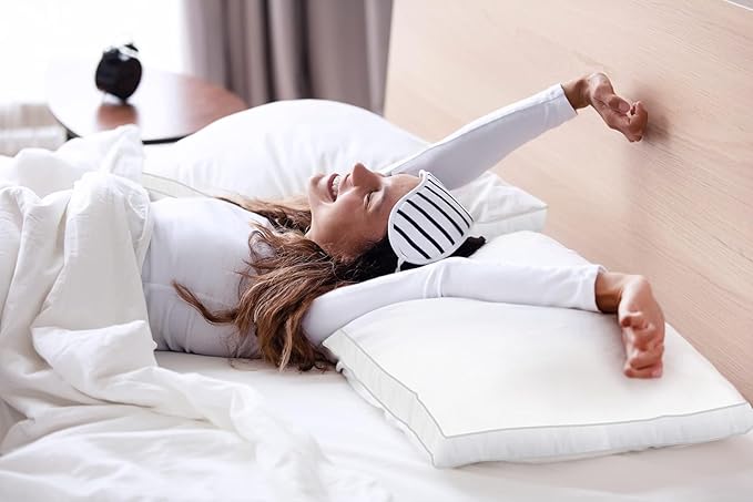Utopia Bedding Bed Pillows for Sleeping Queen Size (White), Set of 4, Soft & Fluffy Pillow with Down Alternative Filling, Cooling, Hotel Quality, Gusseted Pillow for Back, Stomach or Side Sleepers