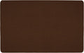 House, Home and More Skid-Resistant Carpet Indoor Area Rug Floor Mat - Chocolate Brown - 5 Ft X 8 Ft - Non Slip Rubber Backing, Stain Resistant, Dog Friendly, Living Room Bedroom Kitchen Entryway