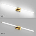 Ralbay 48inch Gold Bathroom Vanity Lights Bar 36W Modern LED Gold Vanity Light Fixtures Over Mirror(5500K White Light)