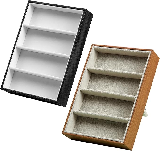 4 Slot Eyeglass Sunglasses Organiser Case Jewelry Watches Sunglass Show Tray Glasses Storage Rack