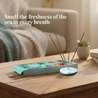 Folkulture Hawaii Incense Sticks with Holder (100 Sticks)| Premium Summer Scents Incents Stick for Aromatherapy, Relaxation | No Charcoal,Organic,Non Toxic, 45 Mins Slow Burning Insence-Sticks