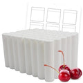 Nature's Bees DIY Lip Balm Kit, Natural Cherry Flavor, Includes 48 Blank Lip Balm Tubes with 60 Labels, Made with Beeswax, Cocoa Butter, Coconut Oil, and Aloe, 0.15 oz Each