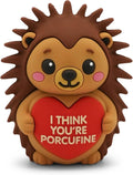 Sweethearts Figurine – Miniature Home Accent, Small Tabletop Ornament for Shelf, Desk, or Living Room Décor – Porcupine