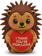 Sweethearts Figurine – Miniature Home Accent, Small Tabletop Ornament for Shelf, Desk, or Living Room Décor – Porcupine