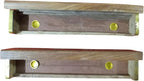 Wooden Coffin Incense Burner Incense Holder - Set of Two - Aromatherapy and Air Freshener