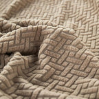 Sofa Covers Couch Covers for Sofa Pet Friendly Couch Cushion Covers Universal Sofa Covers Washable Stretch Slipcovers for Sectional Sofa (Texture Light Coffee, 3 Seats + Chaise Cover)
