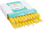 Alternative Imagination Yellow Chime Candles - 20 Pack of Unscented 4 Inch Mini Taper Candles - Dripless Long Burning Ritual Candles for Meditation, Spell Work, Birthdays, Ceremonies & Home Decor