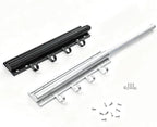Aluminum Valet Rod, 12 in Heavy Duty Pull Out Closet Valet Rod with 4 Hooks, Adjustable Slide Out Closet Rod, Ideal for Hanging Clothes, Closet Accessories, Easy to Install (Silver)