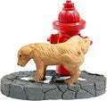 NINIPAPA Christmas Village Accessories Fire Hydrant for Christmas Village Santa's Sets Resin Figurines Puppy Statue for Santa Ornaments and Christmas Decoration