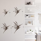 SIGNLEADER Metal Wall Art Decor Flying Bird Minimalist Modern Abstract Wall Sculpture Hangings Home Decoration for Living Room, Bedroom, Bathroom, Kitchen, Outdoor - 24" Bronze