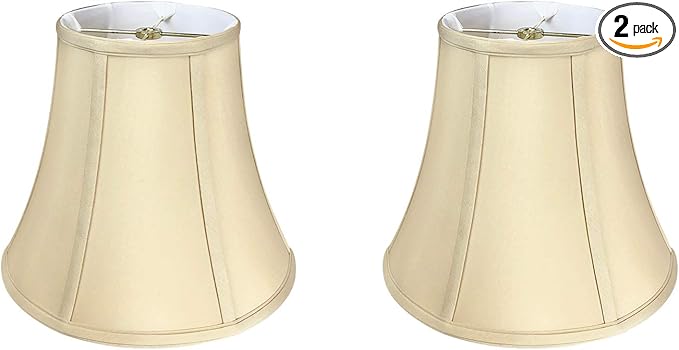 Royal Designs, Inc. BSO-704-10BG-2 True Bell Basic Lamp Shade, 5 x 10 x 8.5, Beige, 2-Pack