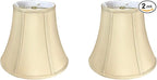 Royal Designs, Inc. BSO-704-8BG-2 True Bell Basic Lamp Shade, 4 x 8 x 7.25, Beige, 2-Pack