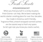 WILLOWBROOK | Fresh Scents Scented Sachet Packet | Paris | Air Freshener Bags for Drawers, Closets, Cars | 6 Pack | Long Lasting Home Fragrance