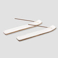 Folkulture Set of 2 Incense Holder or Incense Burner for Insence Sticks, Modern Ash Catcher or Insence Burner Holder, Wooden Insense Stick Holders or Inscent Tray, Mango Wood