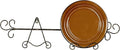 Touch of Class Galla Horizontal Plate Rack - Antique Bronze - Two Plates