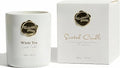 Scented Luxury Candle -Aromatherapy Soy Candles for Relaxation & Sleep - 7 oz - Hand-Cast - Comes with Pure Cotton Wick - Fine Ceramic - Ideal Gift for Both Men and Women. (White, whitetea)