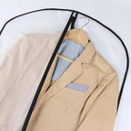 Kntiwiwo Garment Bags Clear Suit Bag for Closet Storage Hanging Clothes Dress Cover Bags (40"12pcs-Black Edges)