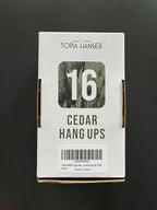 TOPIA HANGER Cedar Blocks for Clothes Storage, 16 Pack Hang Ups, 100% Natural North America Red Cedar Chips for Closets and Drawers Fresheners, CT86C