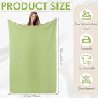Shimeyao 24 Packs Fleece Throw Blanket Soft Warm Lightweight Fleece Blanket Cozy Throw Bulk for Bed Couch Sofa Home Office Wedding Gifts Suitable for Seasons, 50 x 60 Inches(Casual Color)