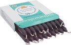 Alternative Imagination Black Chime Candles - 20 Pack of Unscented 4 Inch Mini Taper Candles - Dripless Long Burning Ritual Candles for Meditation, Protection, Banishing Negativity, & Home Decor