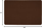 House, Home and More Skid-Resistant Carpet Indoor Area Rug Floor Mat - Chocolate Brown - 6 Ft X 9 Ft - Non Slip Rubber Backing, Stain Resistant, Dog Friendly, Living Room Bedroom Kitchen Entryway