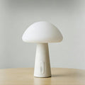 Rechargeable Touch Mushroom Table Lamp – Cordless RGB Lamp for Bedroom, Nightstand, Side Table – 3 Color Temperatures + RGB + Dimming + Type-C Charging