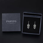 Dream Catcher Earrings for Women 925 Sterling Silver Western Earrings Dream Catcher Dangle Cowgirl Earrings Bohe Jewelry Gifts for Women