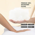 WINGLAM Throw Pillow Inserts 1-Pack, 38x38 Inches Square Decorative Pillow Stuffers, Hypoallergenic Ultra Soft Lightweight Down Alternative Polyester, White Sham Stuffer Pillows（1）