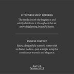 Antica Farmacista Home Ambiance Diffuser - Long-Lasting Reed Scent Diffuser - Luxury Room Freshener Gift - Warm White, 8.45 fl oz