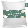 ComfyDown 28x28 Decorative Throw Pillow Insert, Down and Feathers Fill, 100% Cotton Cover 233 Thread Count, Square Pillow Insert - Made in USA (Single)