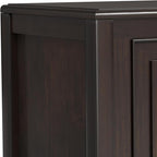 SIMPLIHOME Connaught Storage Bench - 36 inch Wide Solid Wood Small Trunk Bench in Chestnut Brown, Traditional Bench for Entryway with Lift-Up Lid and Dual Hidden Compartments
