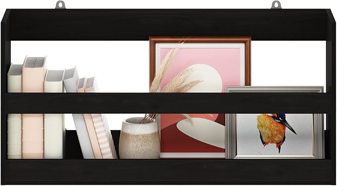 Furinno Hermite Multipurpose Wall Mounting Storage Shelf, Espresso