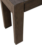 Liberty Furniture Cascade Falls 3 Piece Set - Accent Console Table, 2 Upholstered Stools - Satin Espresso