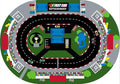 KIDCARPET.COM Raceway Rug 7'6"x 12' Oval, Educational Classroom Rug, Kids Learning Play Mat | Area Rug for Bedroom or Playroom