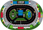 KIDCARPET.COM Raceway Rug 7'6"x 12' Oval, Educational Classroom Rug, Kids Learning Play Mat | Area Rug for Bedroom or Playroom