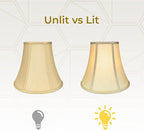 Royal Designs, Inc. BSO-704-14AGL True Bell Basic Lamp Shade, 7 x 14 x 11.5, Antique Gold