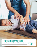 Resare Non Slip Rug Pad Gripper - 2.6x12 Feet 1/4" Extra Thick Felt Under Rug for Area Rugs and Hardwood Floors,Super Cushioned Non Skid Carpet Padding