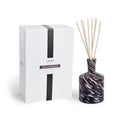 LAFCO New York Signature Fall Reed Diffuser, Saffron Sandalwood - 15 oz - Up to 9 Months Fragrance Life - Reusable, Hand Blown Glass Vessel - Natural Wood Reeds - Made in The USA