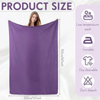 Shimeyao 24 Packs Fleece Throw Blanket Soft Warm Lightweight Fleece Blanket Cozy Throw Bulk for Bed Couch Sofa Home Office Wedding Gifts Suitable for Seasons, 50 x 60 Inches(Romantic Color)